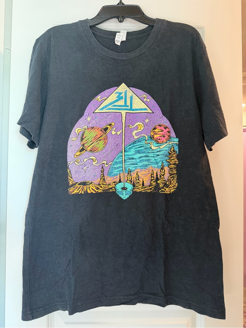 311 Summer Tour 2019 Concert T-Shirt Men’s Medium Black Alien Space Graphic